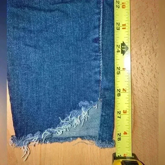 Frame Le Skinny de Jeanne Raw Cut out Hem Crop Jeans - Picture 10 of 10